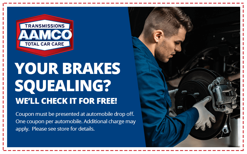 Brake service coupon at AAMCO St. Marys St. Marys